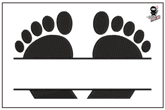 Baby Feet Split Monogram: Sweatshirt Design Review