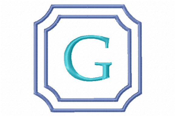 Double Framed Monogram Letter G Review