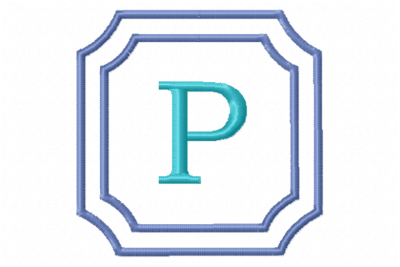 Double Framed Monogram Letter P: Seller Review