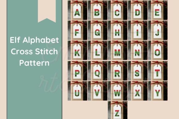 Elf Alphabet Cross Stitch Pattern: Boutique Review