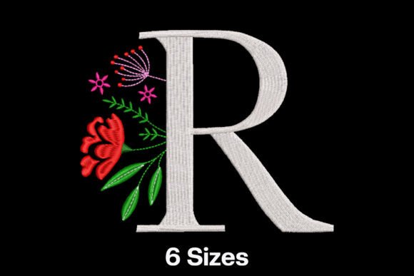 Floral Alphabet Letter R: A Designer’s Review