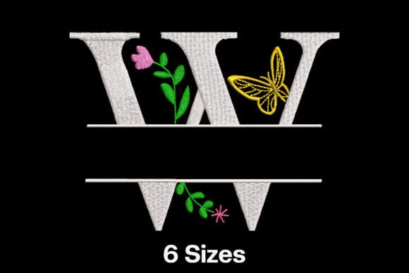 Floral Split Letter W: Craft Fair Review