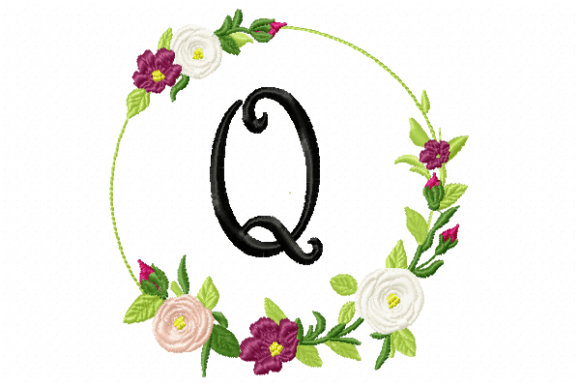 Frame Roses Monogram Letter Q Review
