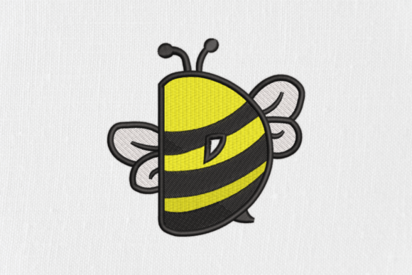 Letter D Bee Monograms: An Embroidery Design Review