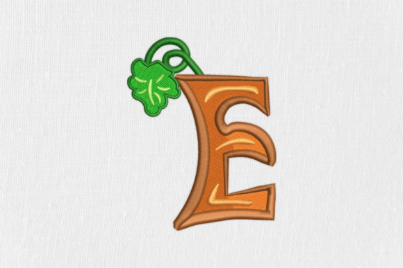 Letter E Autumn Monograms: A Designer’s Review