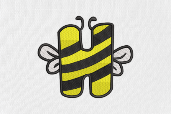 Letter H Bee Monograms: A Seasonal Embroidery Review