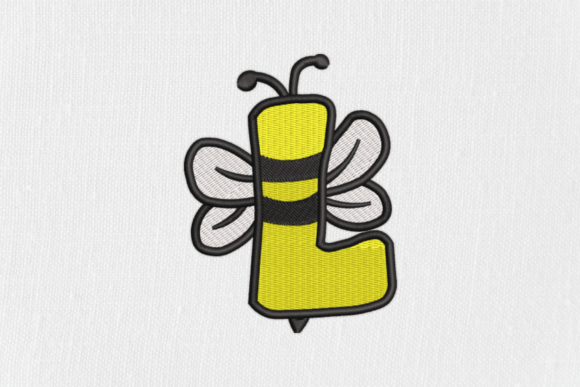 Letter L Bee Monograms: A Seasonal Design Review