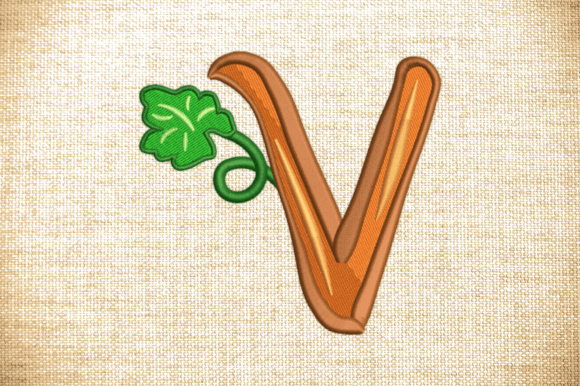 Letter V Autumn Monograms: A Designer’s Review
