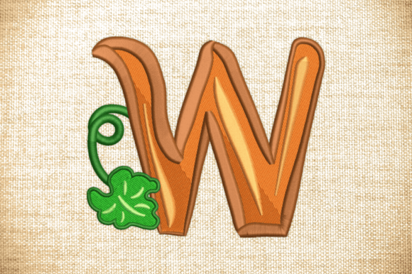 Letter W Autumn Monograms: An Etsy Seller Review