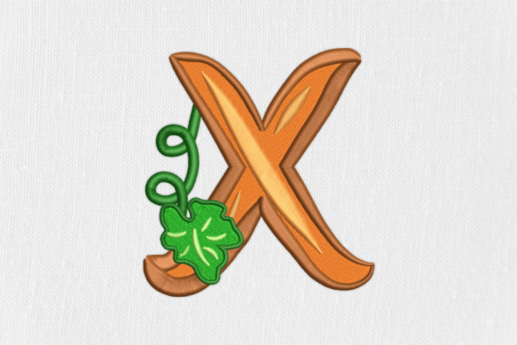 Letter X Autumn Monograms: A Designer's Review
