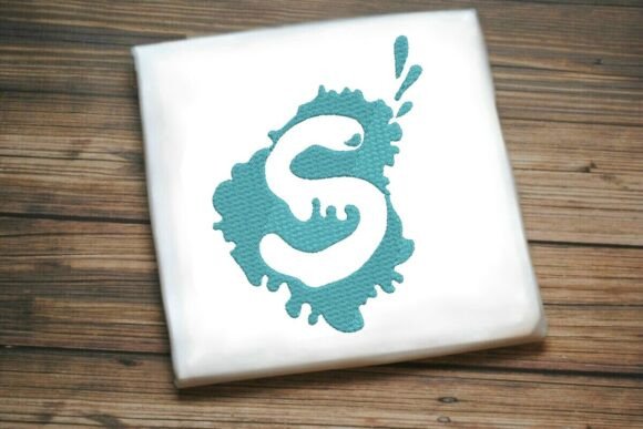 Paint Splash Uppercase Monogram S Review