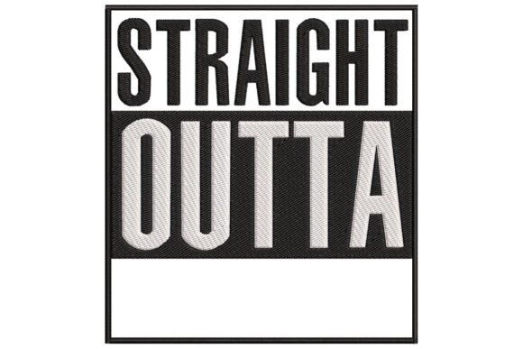 Straight Outta Split Name Monogram Review