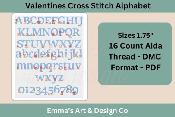 Valentine’s Cross Stitch Alphabet: A Boutique Review